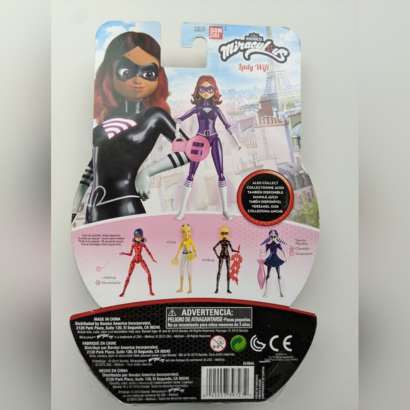 Set of 3: Miraculous Paris Action Figures, Ladybug the Hero + 2 Villains, NWT - Picture 6 of 13